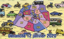 Grand défilé de voitures d'époque à Paris 