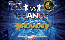 Match international Police contre Police au rugby 