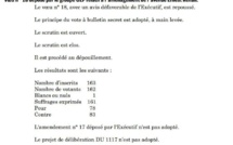 Le Procès-Verbal du conseil de Paris en cause