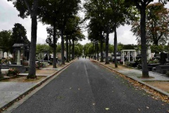 Allée centrale cimetière du Montparnasse