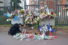 Hommage à Clarissa Jean-Philippe à Montrouge le 11 janvier 2015 à 15h © VD