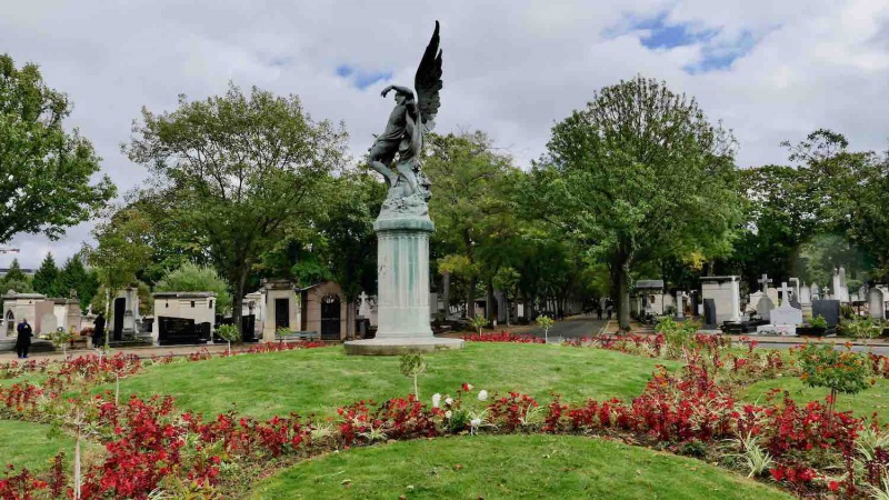 Place centrale cimetière du montparnasse