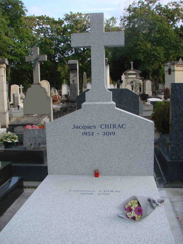 Tombe de jacques chirac