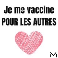 Je me vaccine pour les autres
