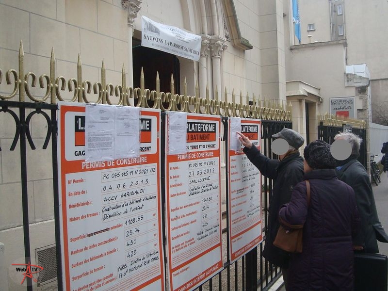 "Démolition de l'existant" Eglise Sainte Rita 27 rue François Bonvin 75015 Paris