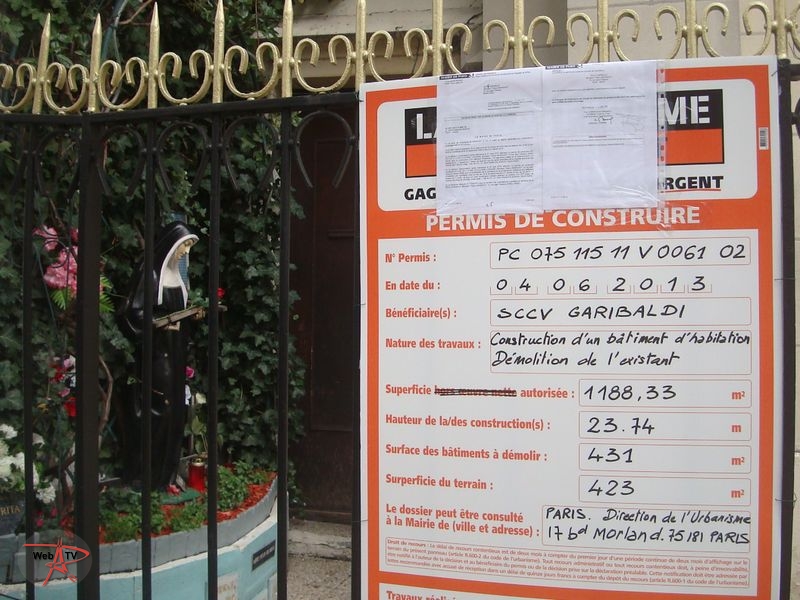 "Démolition de l'existant" Eglise Sainte Rita 27 rue François Bonvin 75015 Paris