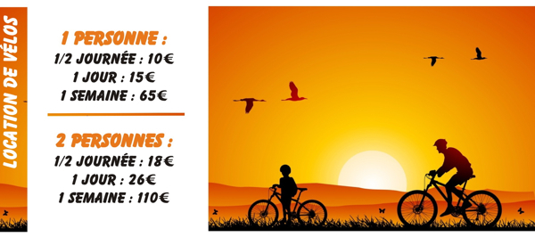 Location de vélos et de kayaks
