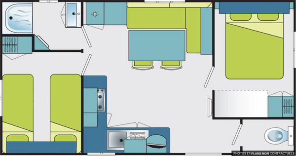 Mobil-home 4 personnes