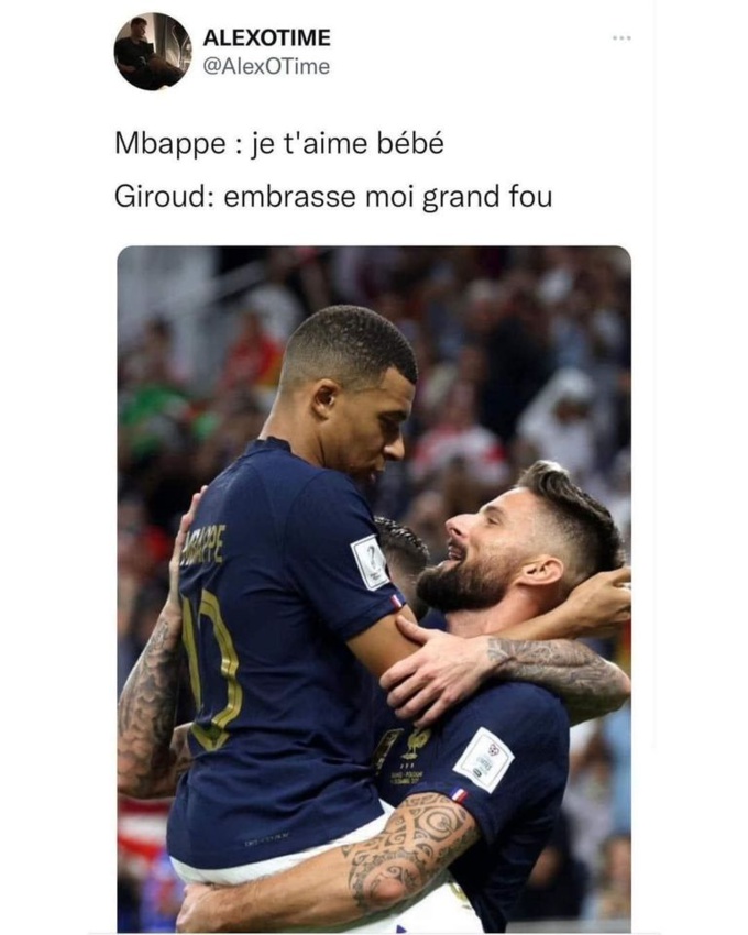 L'amour fou entre Mbappé et Giroud : Internet s'enflamme