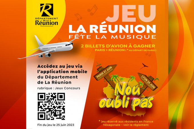 Jeu : La Réunion fête la Musique le 21 juin à Paris et le 24 juin à Lyon