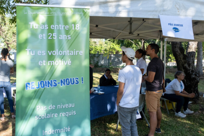 “Kwé la fé” : le rendez-vous emploi des jeunes s’est déroulé à la Mairie annexe de La Saline-les-Bains