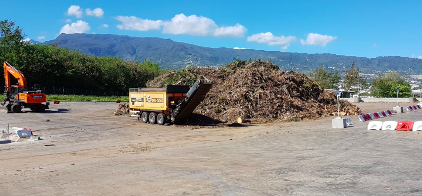Une nouvelle plateforme de broyage de déchets verts à la Jamaïque