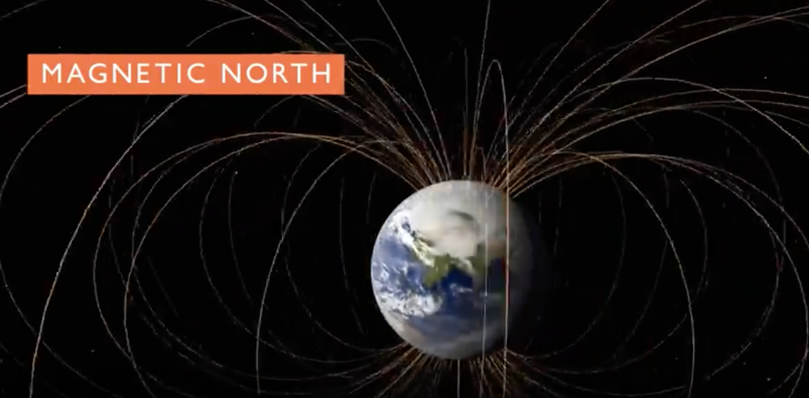 Le pôle nord magnétique de la Terre bouge plus rapidement qu'avant