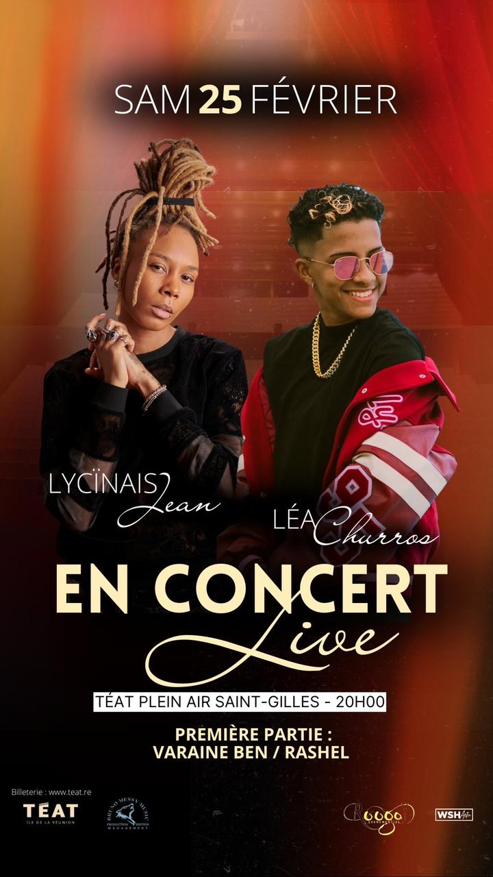 Léa Churros et Lycïnais Jean en concert ce week-end