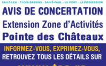 Avis de concertation préalable à l’extension de la Zone d’Activités de la Pointe des Châteaux