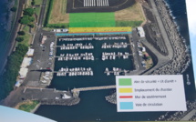 Port de Sainte-Marie : début des travaux d'aires de sécurité en extrémité de la piste de l'aéroport Roland Garros
