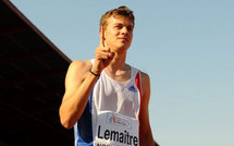 Christophe Lemaître champion d'Europe du 100m