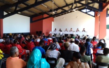 La délégation mahoraise pour les jeux des jeunes de l’océan Indien rassemblée avant le grand départ
