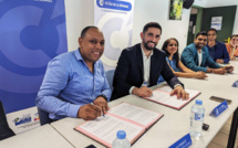 Signature de la convention de partenariat entre la CCI Réunion et Synergie Family
