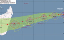 Cyclone Freddy : Un passage au Nord de La Réunion semble se confirmer