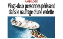 ​22 personnes périssent au cours d'une traversée de Madagascar vers Mayotte