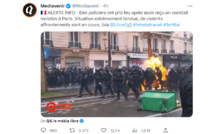 1er mai : Heurts à Paris, des policiers visés par un cocktail molotov