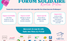 Le Forum Solidaire du CCAS sera à Piton le 24 mai
