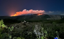 Vidéo - La nuit, l'éruption du Piton de la Fournaise est sublimée