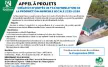 Création d’unités de transformation de la production agricole locale - 2023 2024